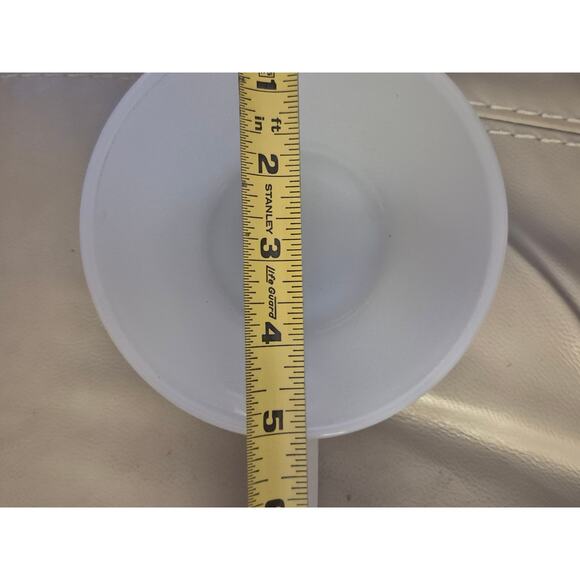 Anchor Hocking Fire King Milk Glass Handled 2 Bowls Vintage Oven proof USA made - Picture 9 of 9